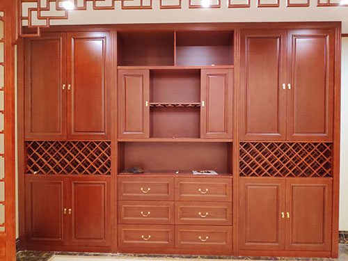 怒江中式家居装修之中式酒柜装修效果图